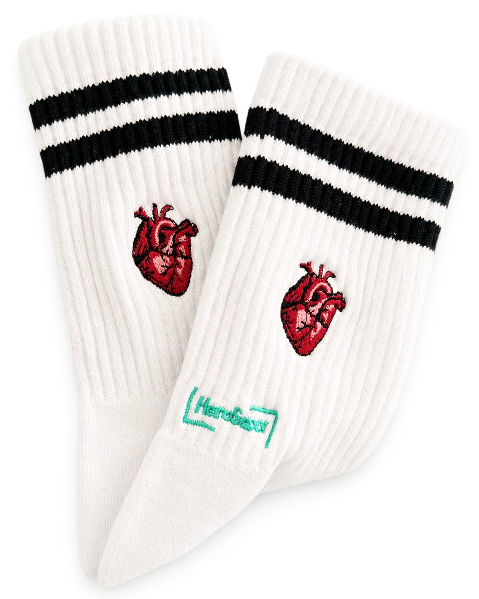 Anatomisches Herz - Socken