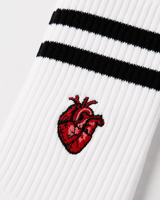 Anatomisches Herz - Socken