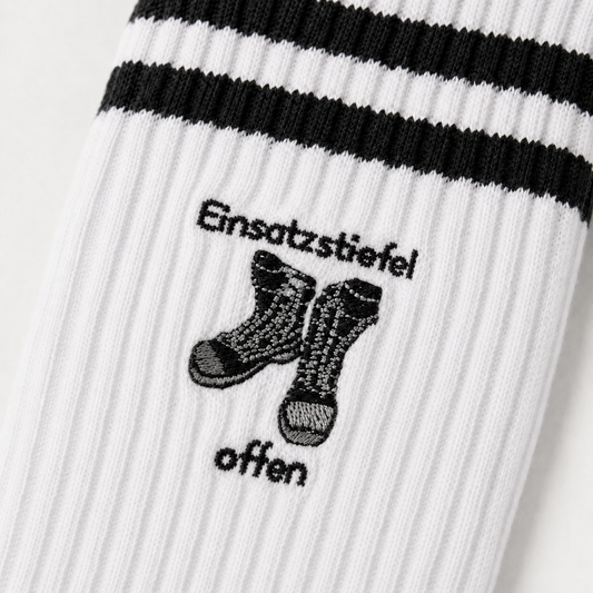 Einsatzstiefel offen, Monitoring optional - Socken