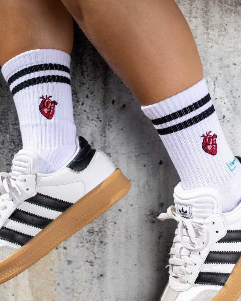 Anatomisches Herz - Socken