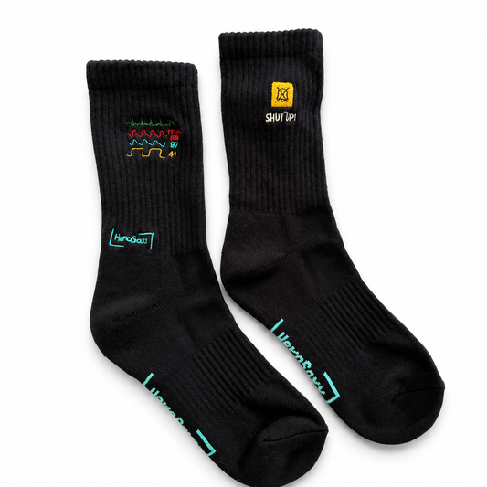 Monitoring Black Edition- Socken