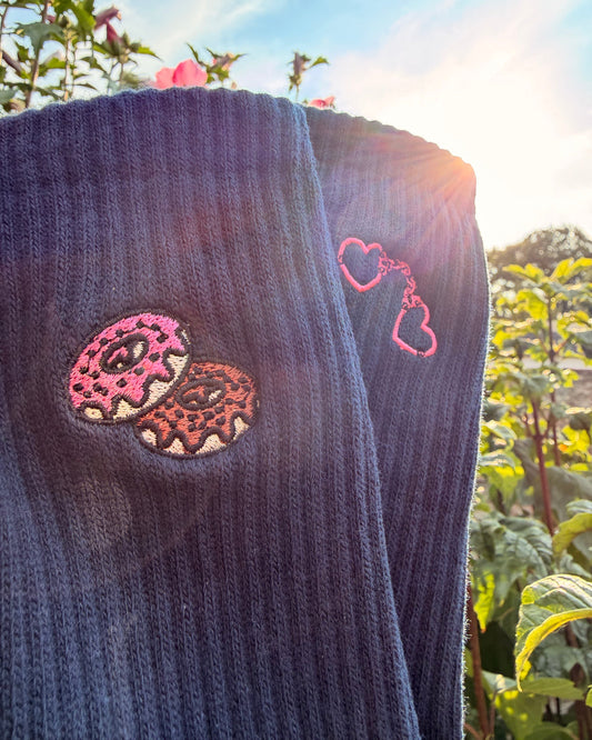 Handschellen / Donut - Socken