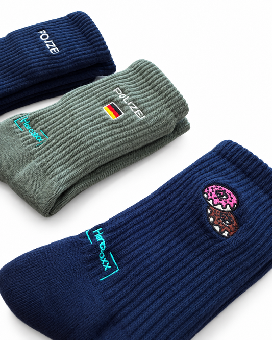Polizei Socken - Bundle zum Vorteilspreis