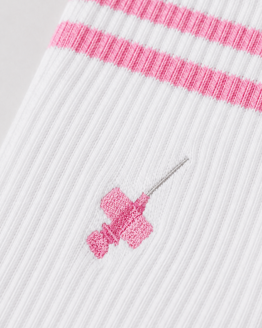 Viggo Socken-Bundle von HeroSoxx – Detailansicht des Motivs, in der Farbe rosa