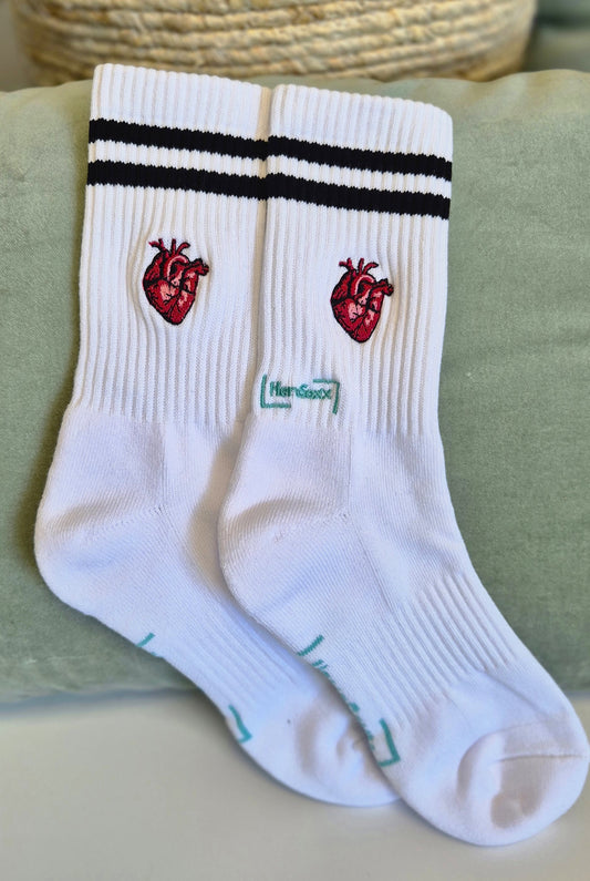 Anatomisches Herz - Socken