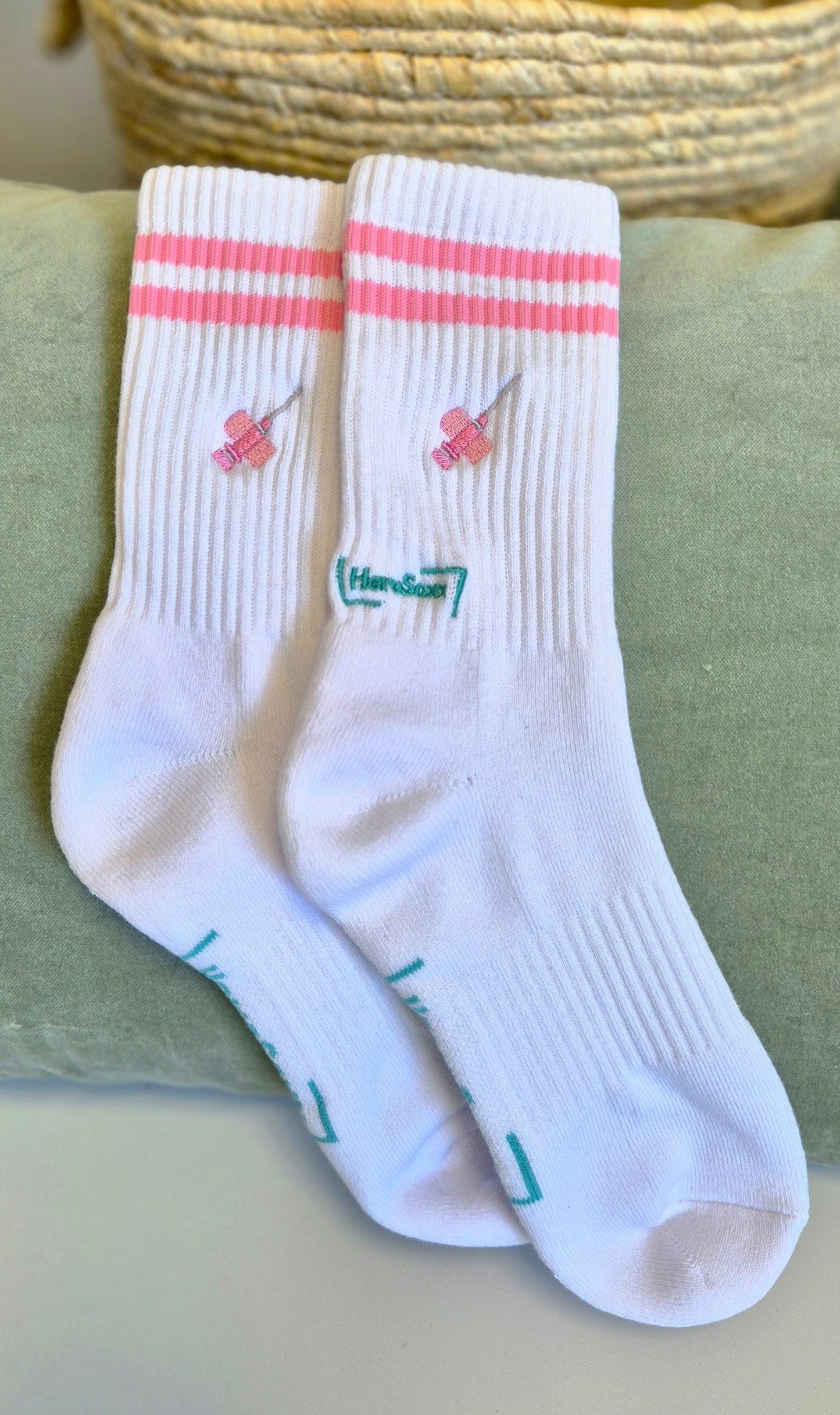 Viggo-Socken im Bundle: rosa/grün/orange zum Vorteilspreis!