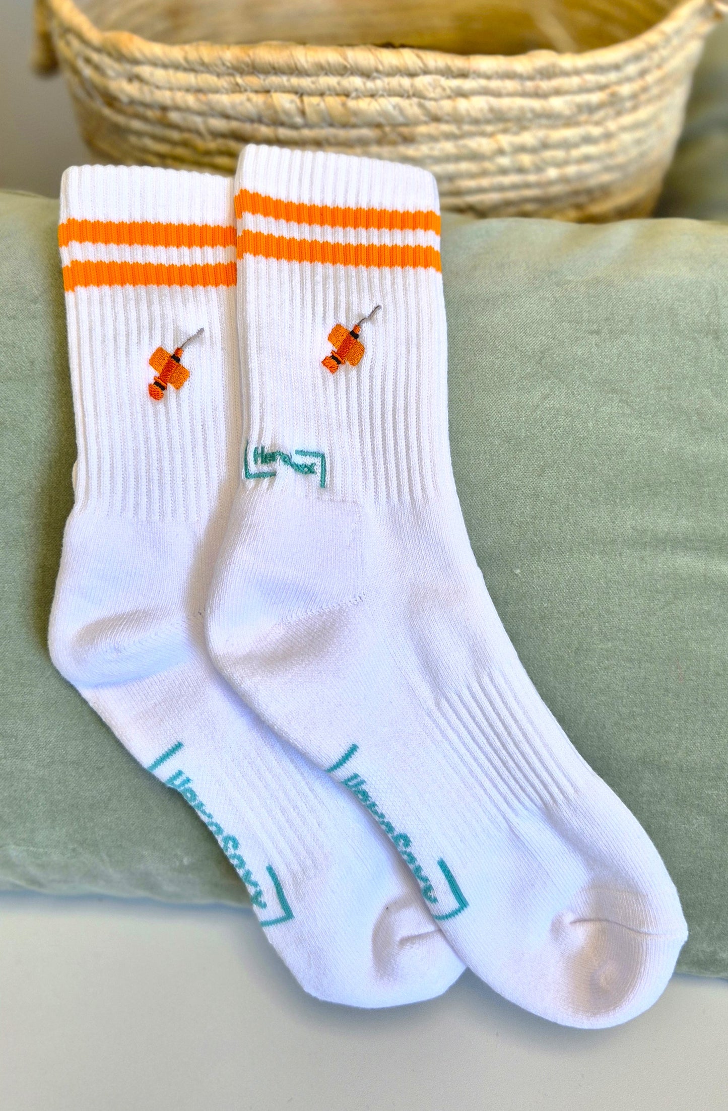 Viggo-Socken im Bundle: rosa/grün/orange zum Vorteilspreis!