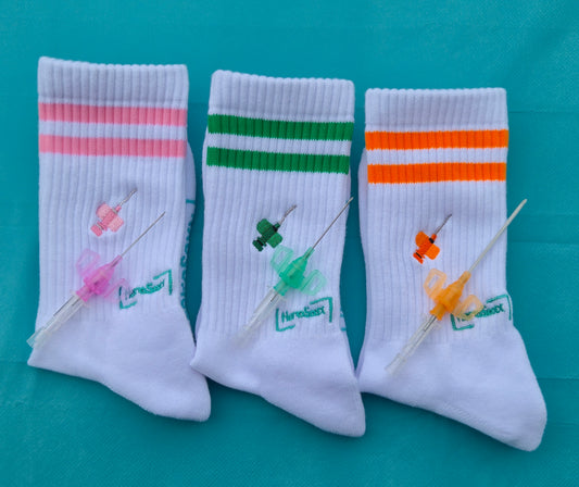 Viggo-Socken im Bundle: rosa/grün/orange zum Vorteilspreis!