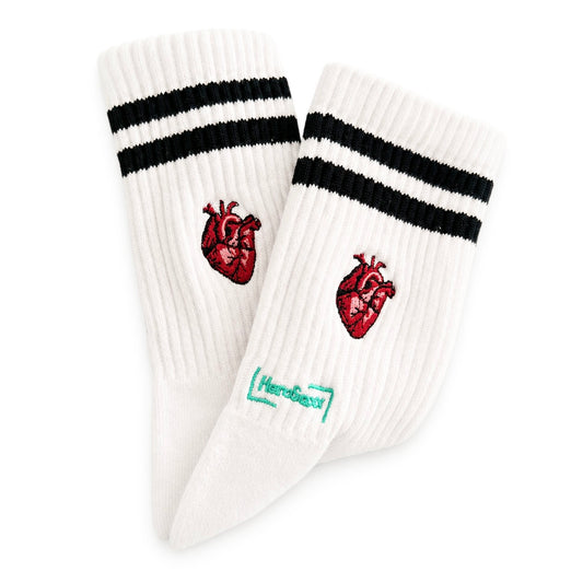 Anatomisches Herz - Socken