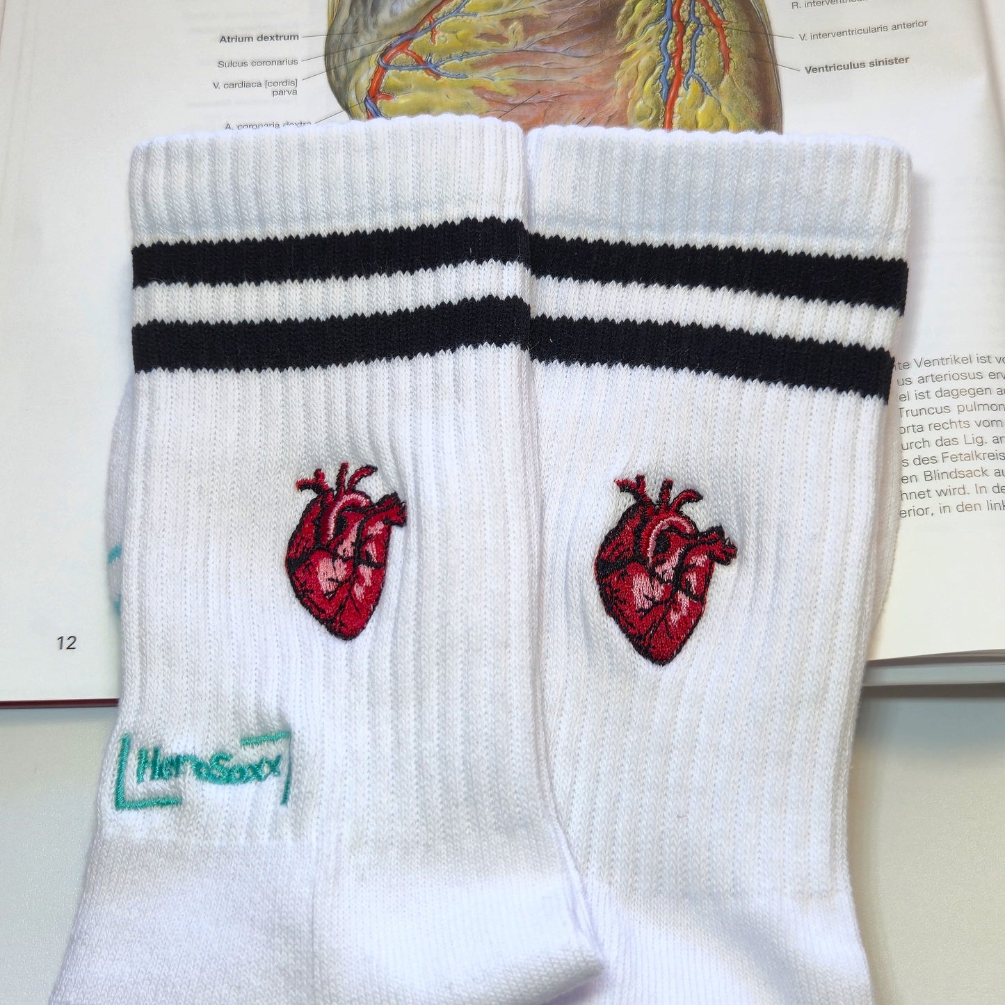 Anatomisches Herz - Socken