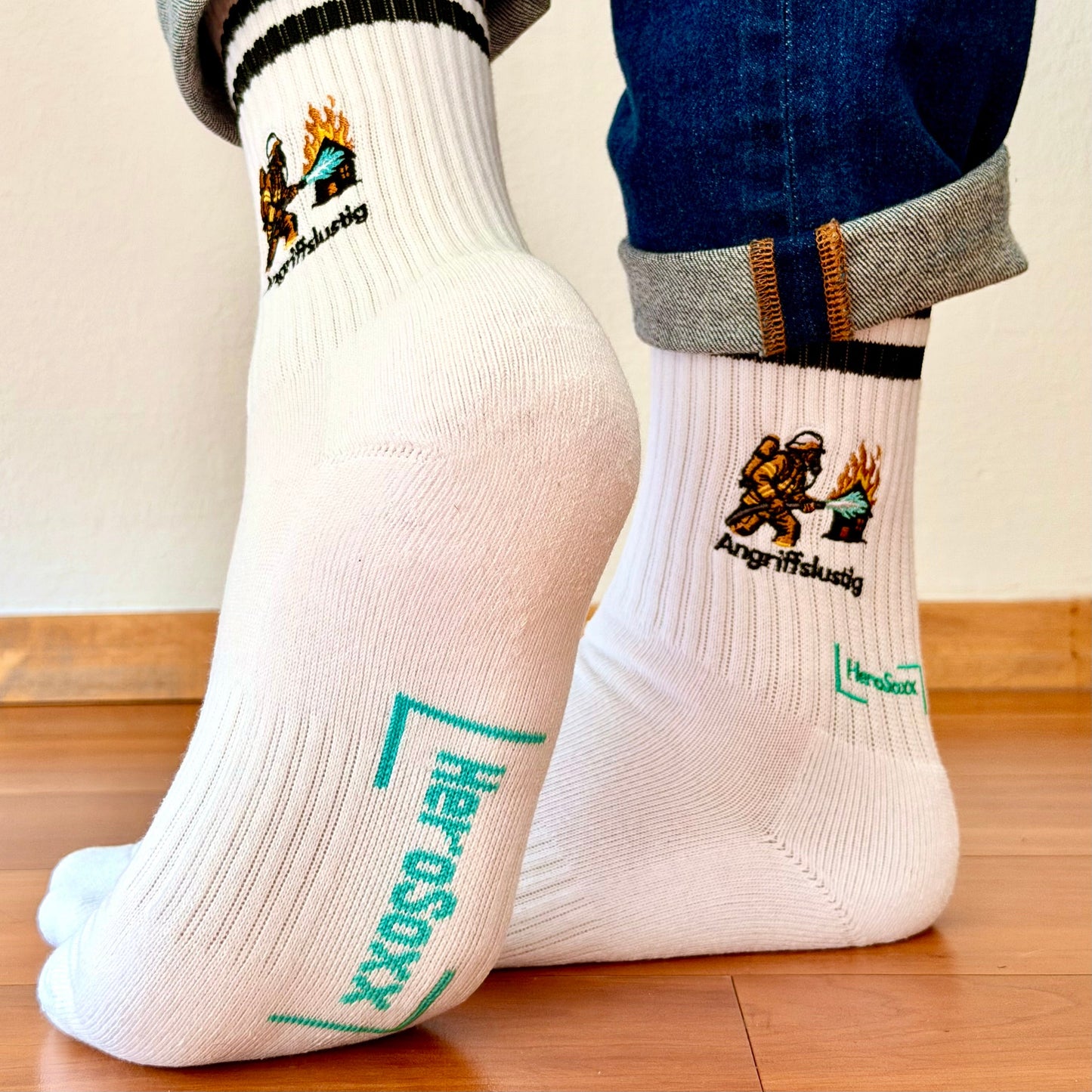 Angriffslustig Feuerwehr - Socken