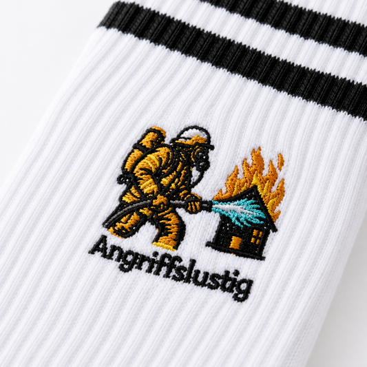 Angriffslustig Feuerwehr - Socken