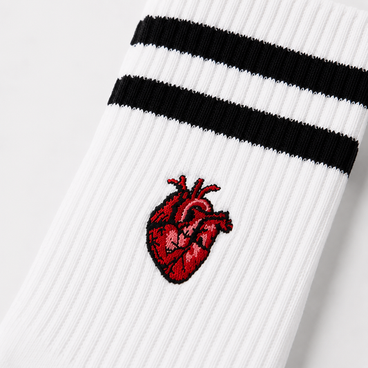 Anatomisches Herz - Socken