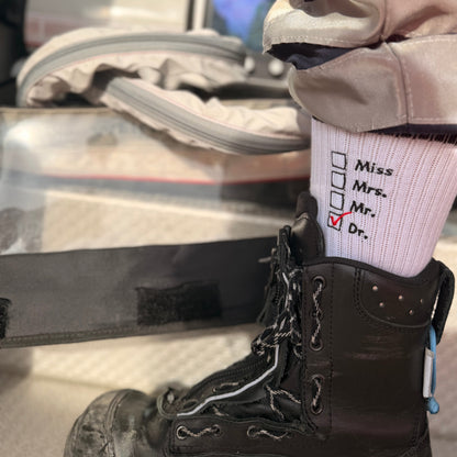 Miss Mrs. Mr. Dr. - Socken