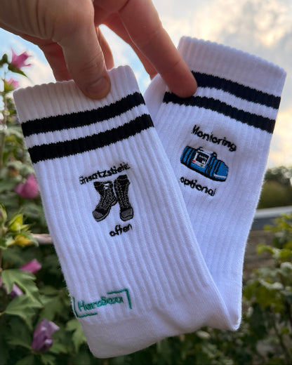 Einsatzstiefel offen, Monitoring optional - Socken
