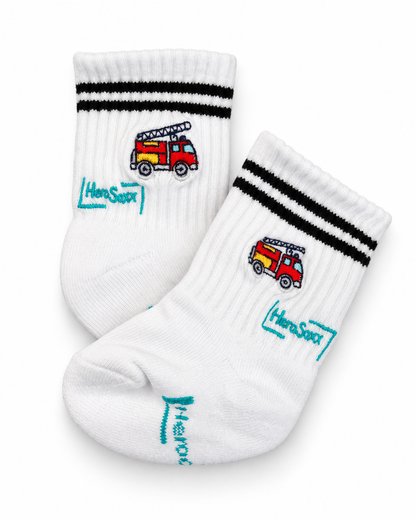 Feuerwehrauto - Baby/Kleinkind Socken