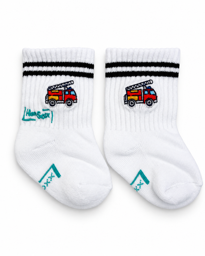 Feuerwehrauto - Baby/Kleinkind Socken
