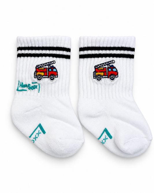 Feuerwehrauto - Baby/Kleinkind Socken