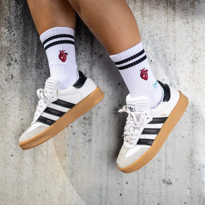 Anatomisches Herz - Socken