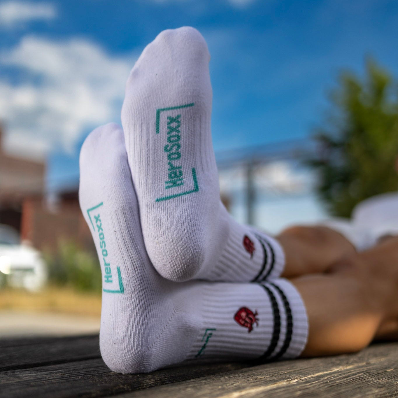 Anatomisches Herz - Socken
