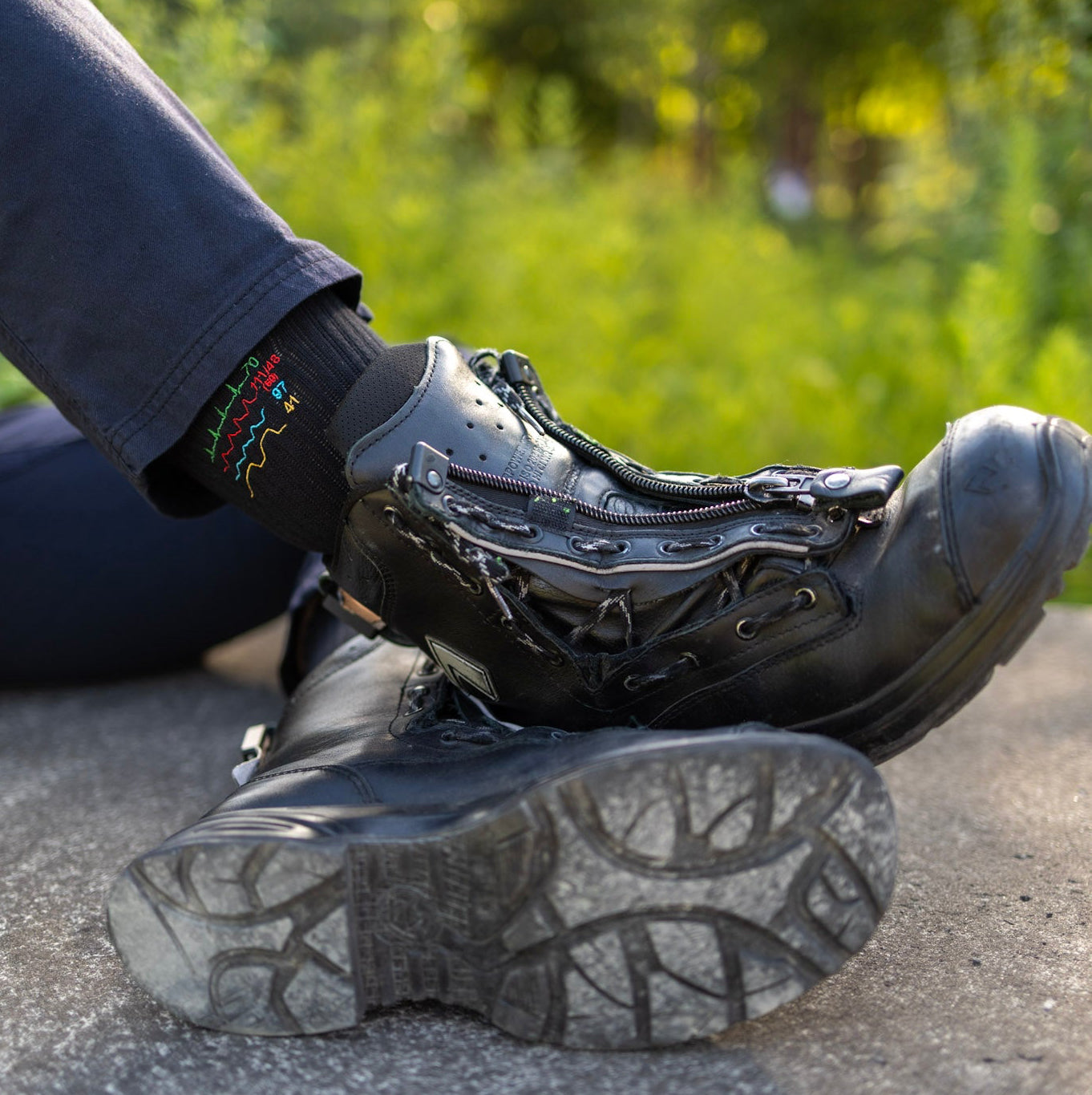 Monitoring Black Edition- Socken
