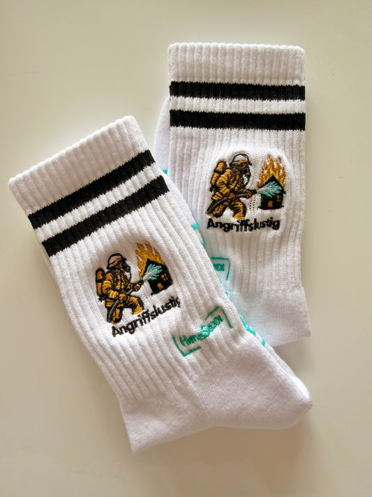 Angriffslustig Feuerwehr - Socken