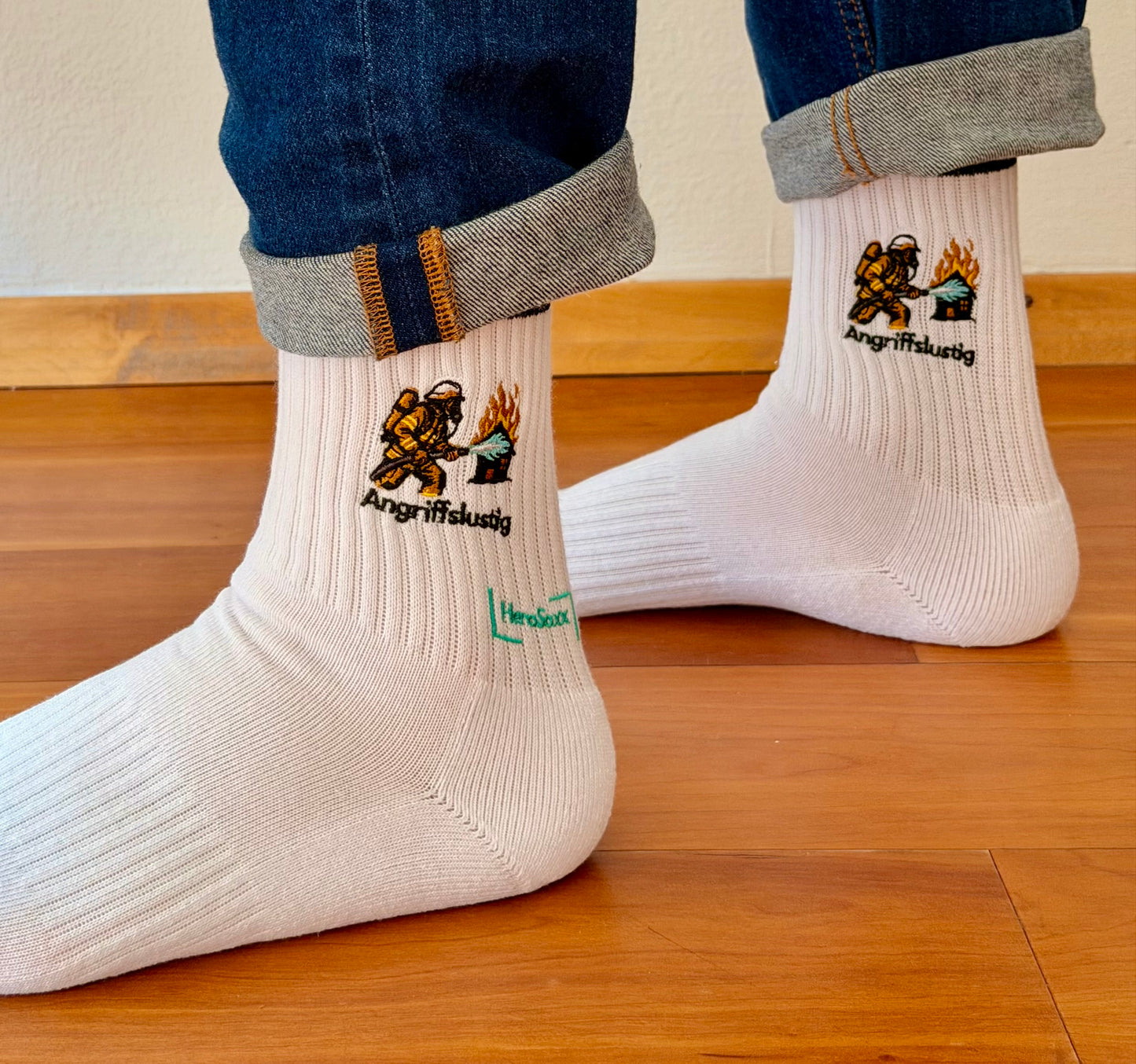 Angriffslustig Feuerwehr - Socken
