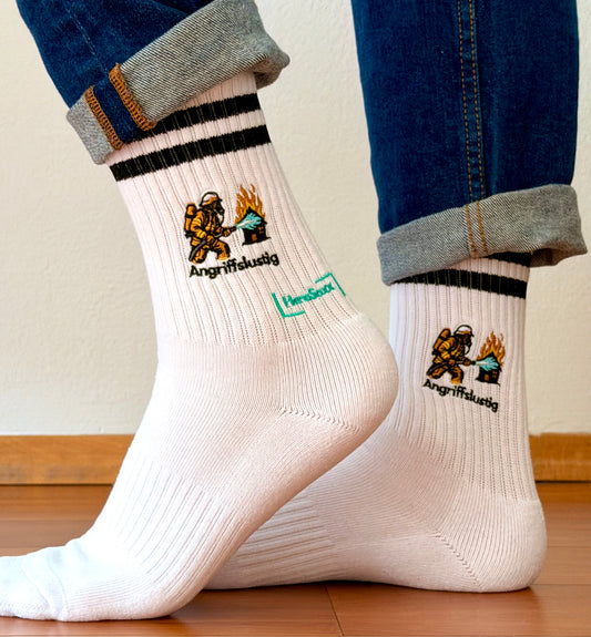 Angriffslustig Feuerwehr - Socken
