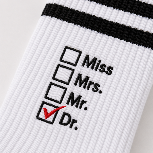 Miss Mrs. Mr. Dr. - Socken