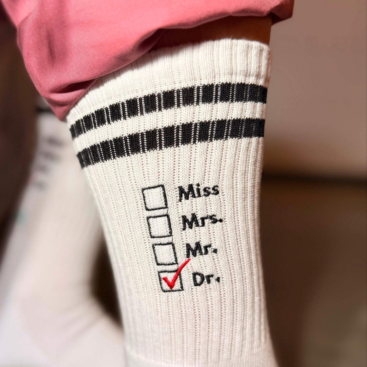 Miss Mrs. Mr. Dr. - Socken