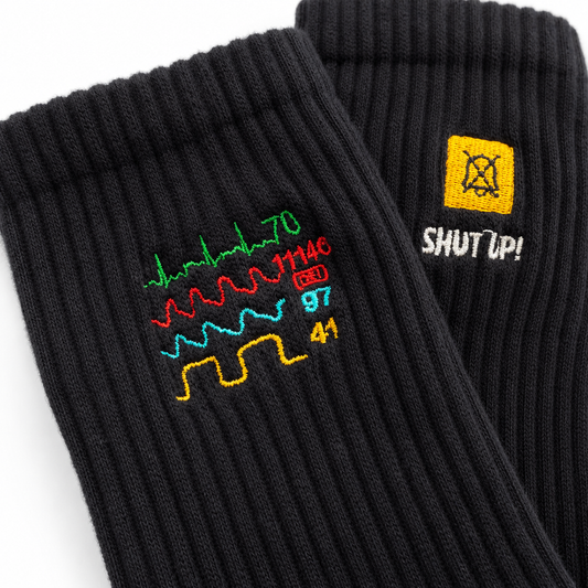 Monitoring Black Edition- Socken