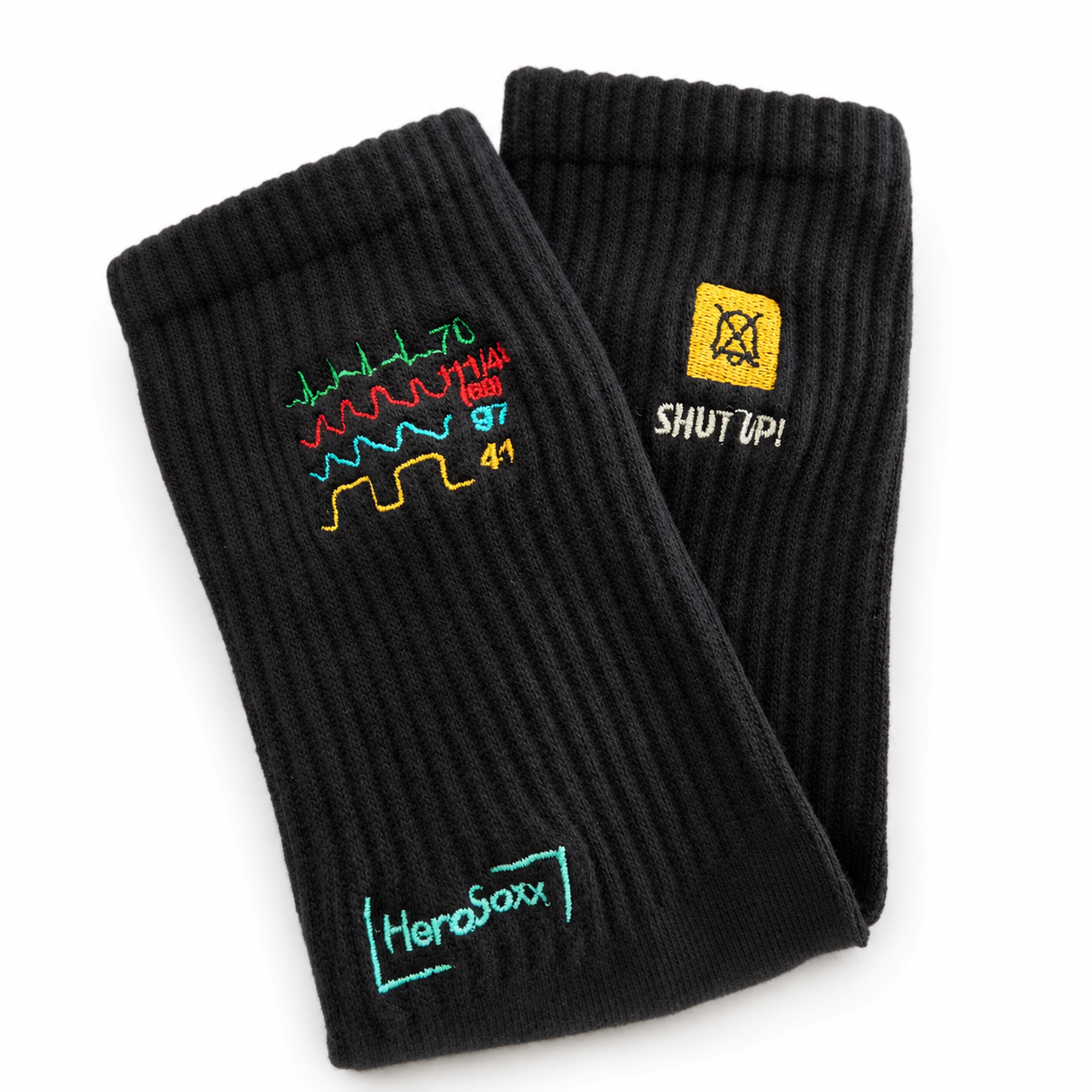 Monitoring Black Edition- Socken