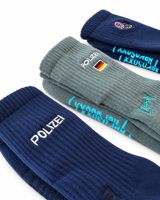 Polizei Socken - Bundle zum Vorteilspreis