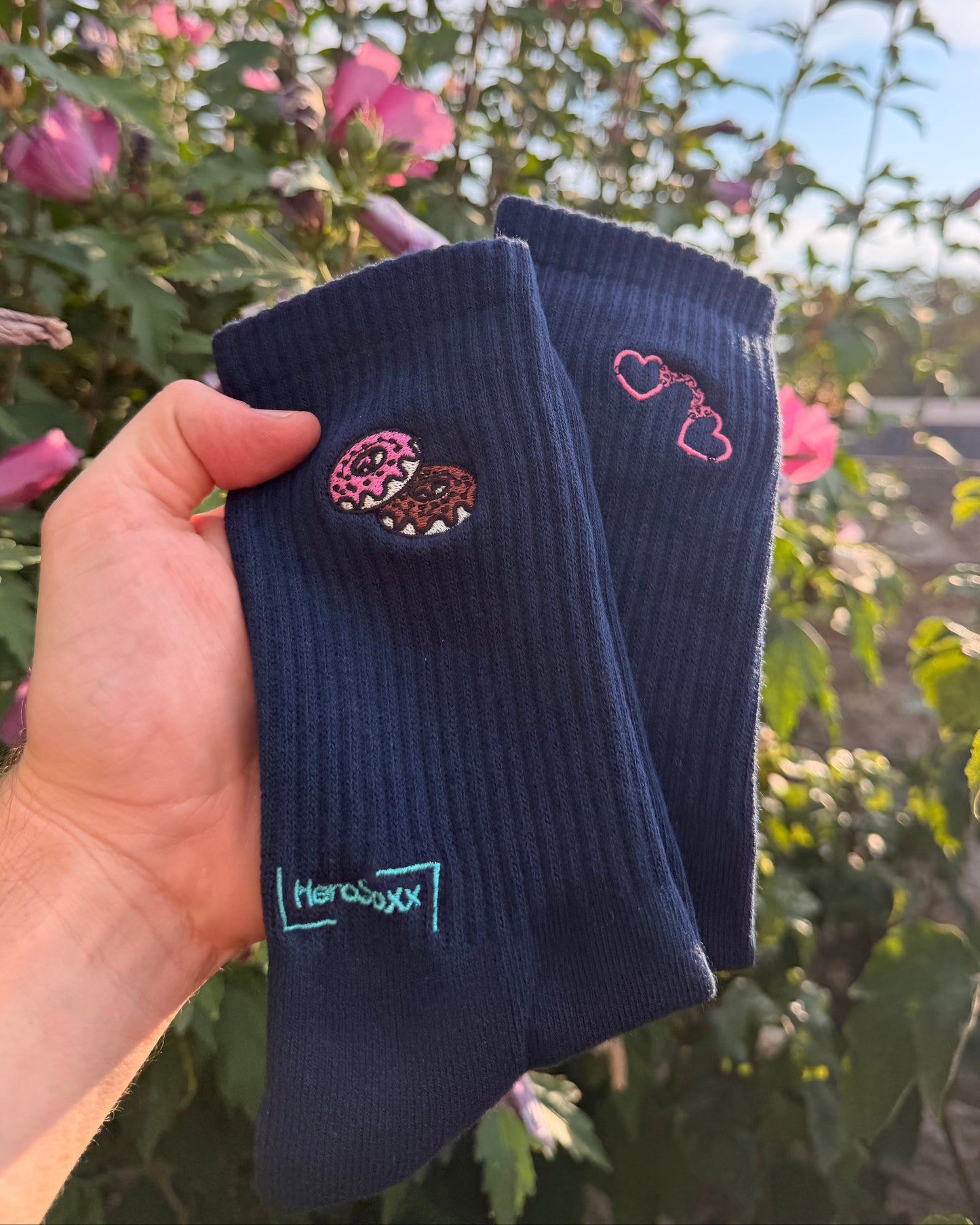 Handschellen / Donut - Socken