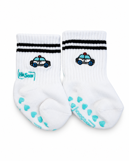 Polizeiauto - Baby/Kleinkind Socken