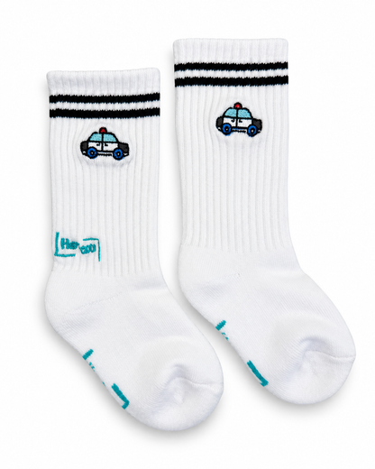 Polizeiauto - Baby/Kleinkind Socken