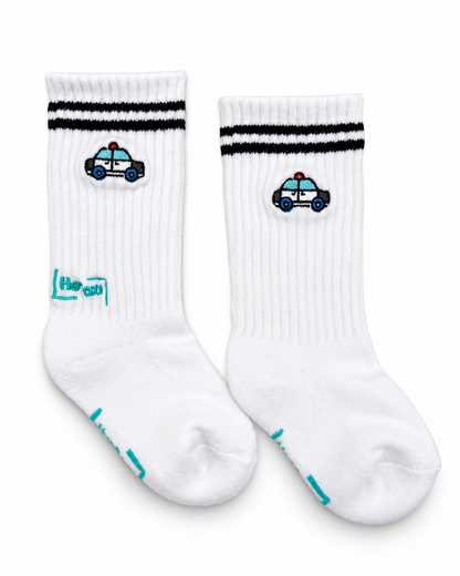 Polizeiauto - Baby/Kleinkind Socken