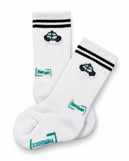 Polizeiauto - Baby/Kleinkind Socken