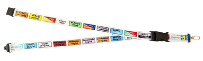 Schlüsselband im Medikamentenlabel Design