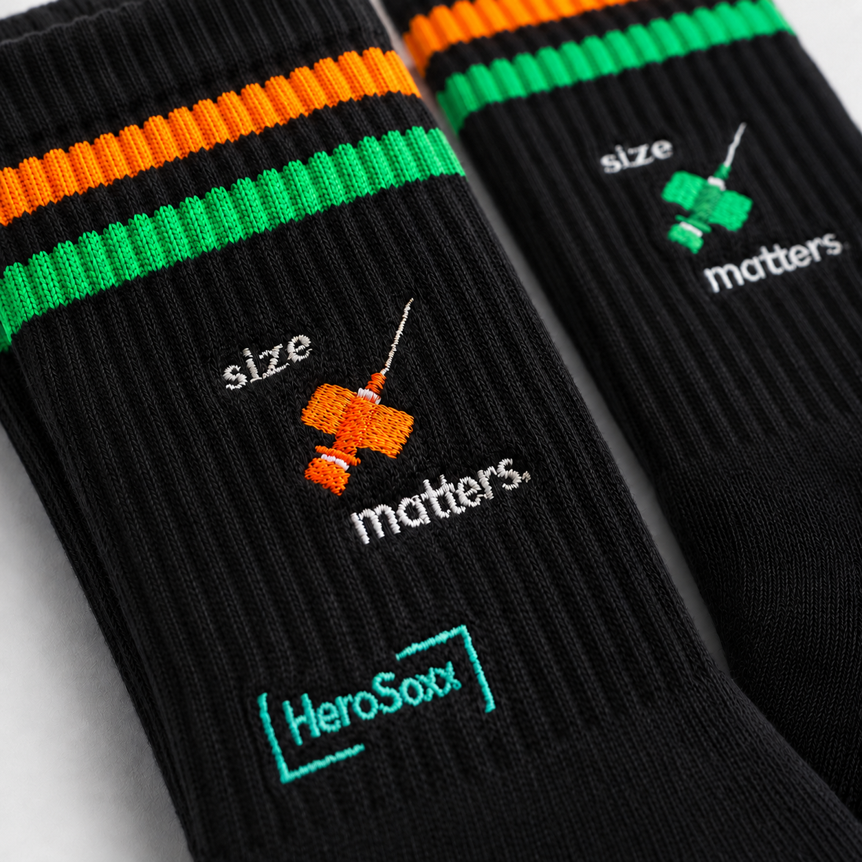 Size Matters Black Edition - Socken