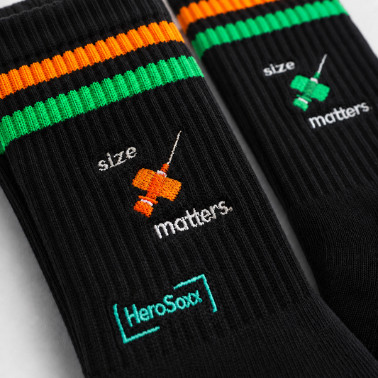 Size Matters Black Edition - Socken