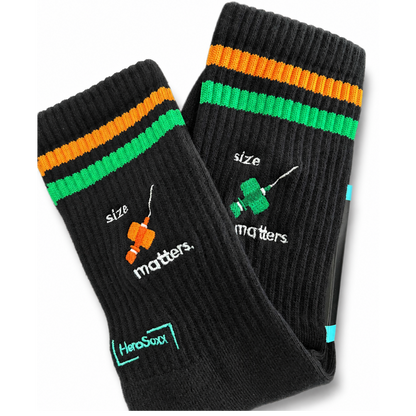 Size Matters Black Edition - Socken
