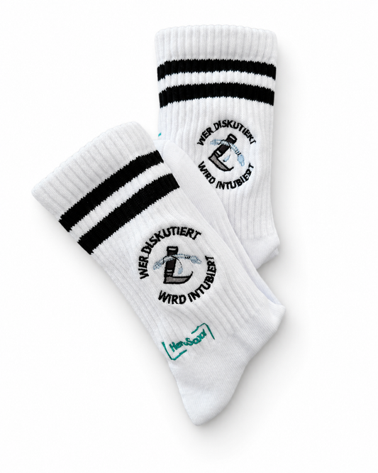 Wer diskutiert, wird intubiert - Socken