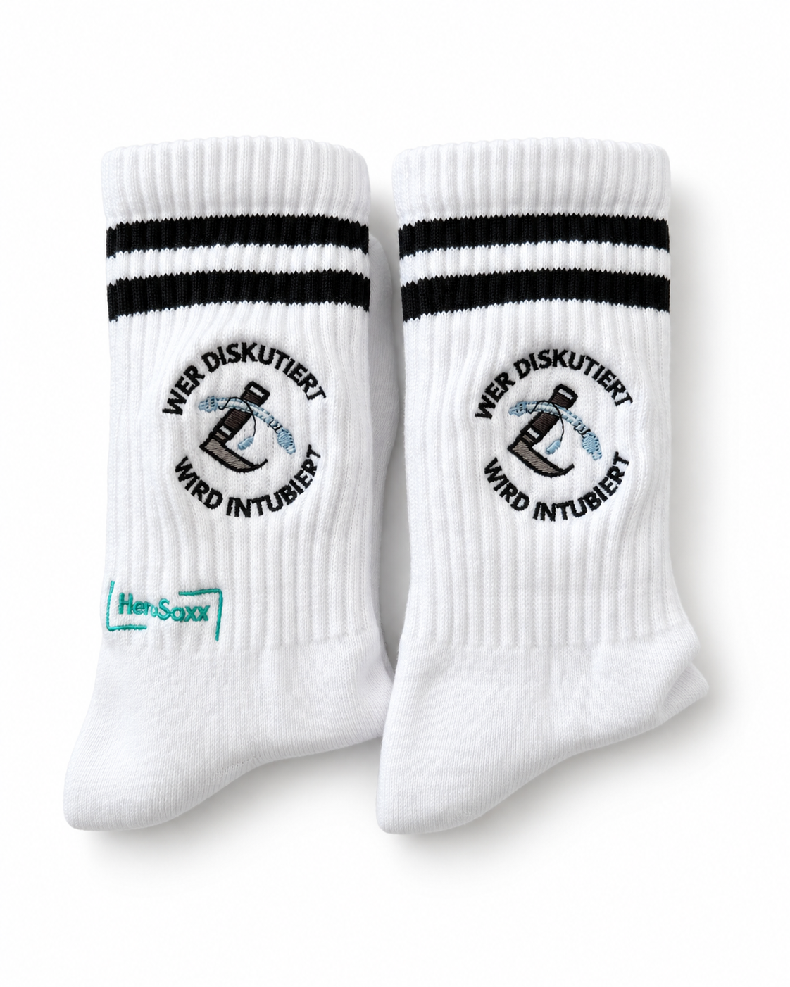 Wer diskutiert, wird intubiert - Socken
